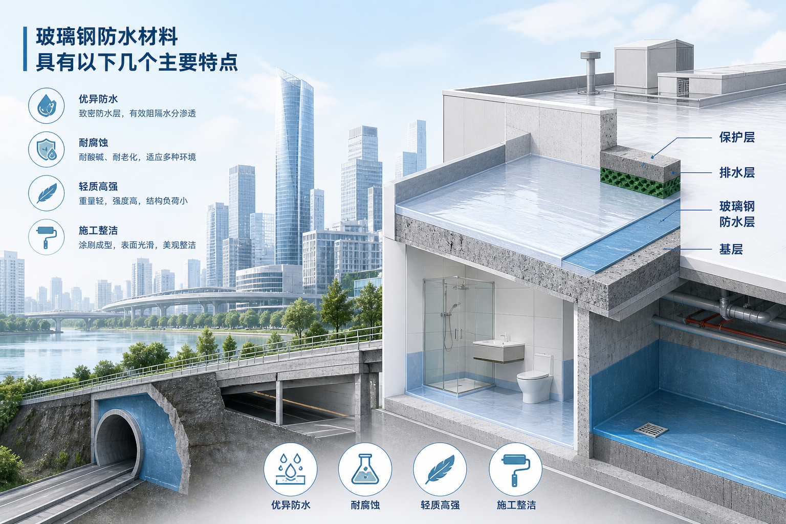2023年玻璃钢防水材料市场趋势分析,关注 吕梁 发展